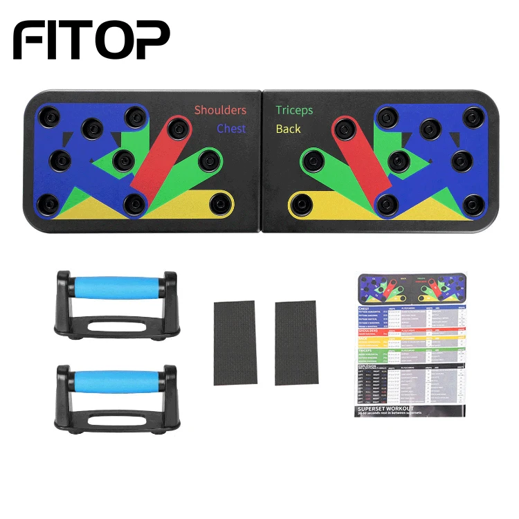 Fitness equipment new gym power press push up stands rack board, Black, light blue, dark blue, red 
Fitness equipment new gym power press push up stands rack board, Black, light blue, dark blue, red