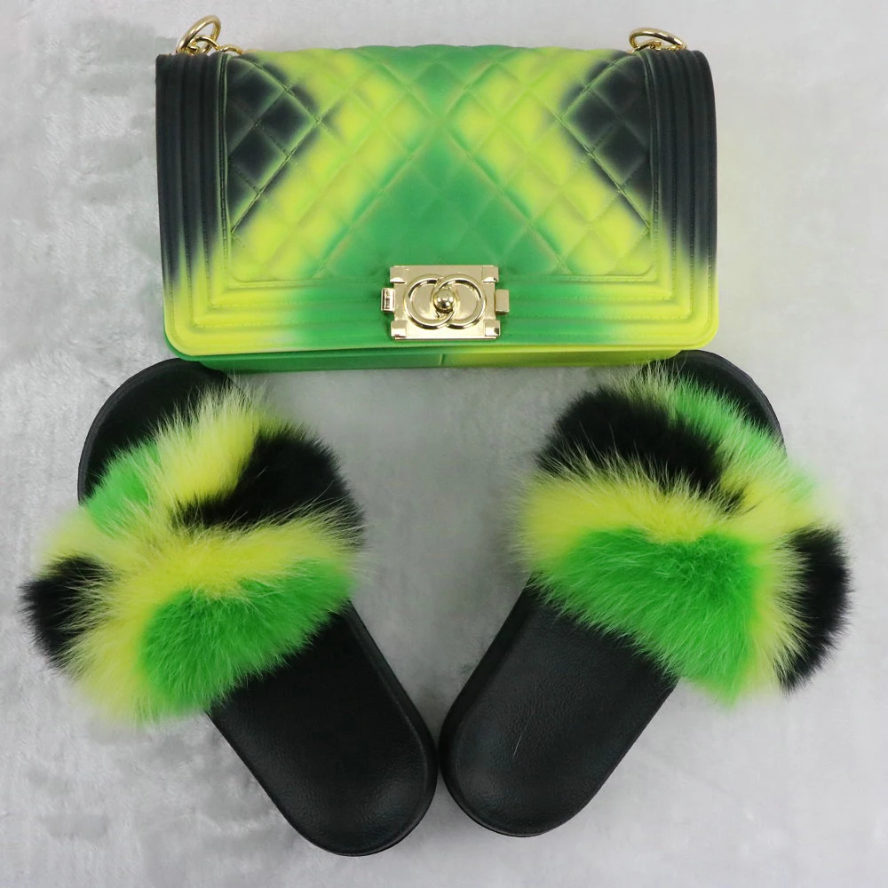 Colorful Fluffy Fox Fur Slippers For Women And Ladies New Design Factory Wholesale Fur Slippers
Colorful Fluffy Fox Fur Slippers For Women And Ladies New Design Factory Wholesale Fur Slippers