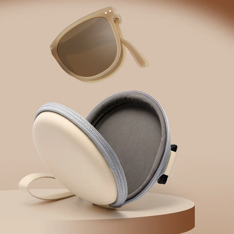 Round Folding Glasses Case Sunglasses Glasses Storage Bag Sunglasses Portable Zipper Bag
Round Folding Glasses Case Sunglasses Glasses Storage Bag Sunglasses Portable Zipper Bag