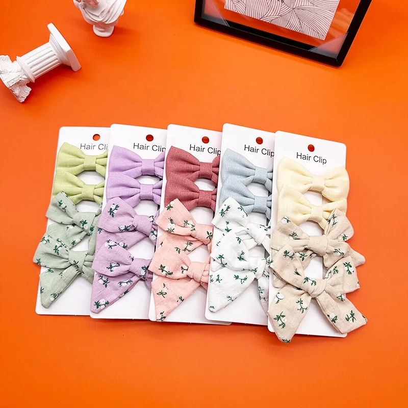Wholesale Hair Bow Fabric Baby girl Bows Custom Solid color Print Fabric Hair Clips Accessories hair bows for women girls
Wholesale Hair Bow Fabric Baby girl Bows Custom Solid color Print Fabric Hair Clips Accessories hair bows for women girls