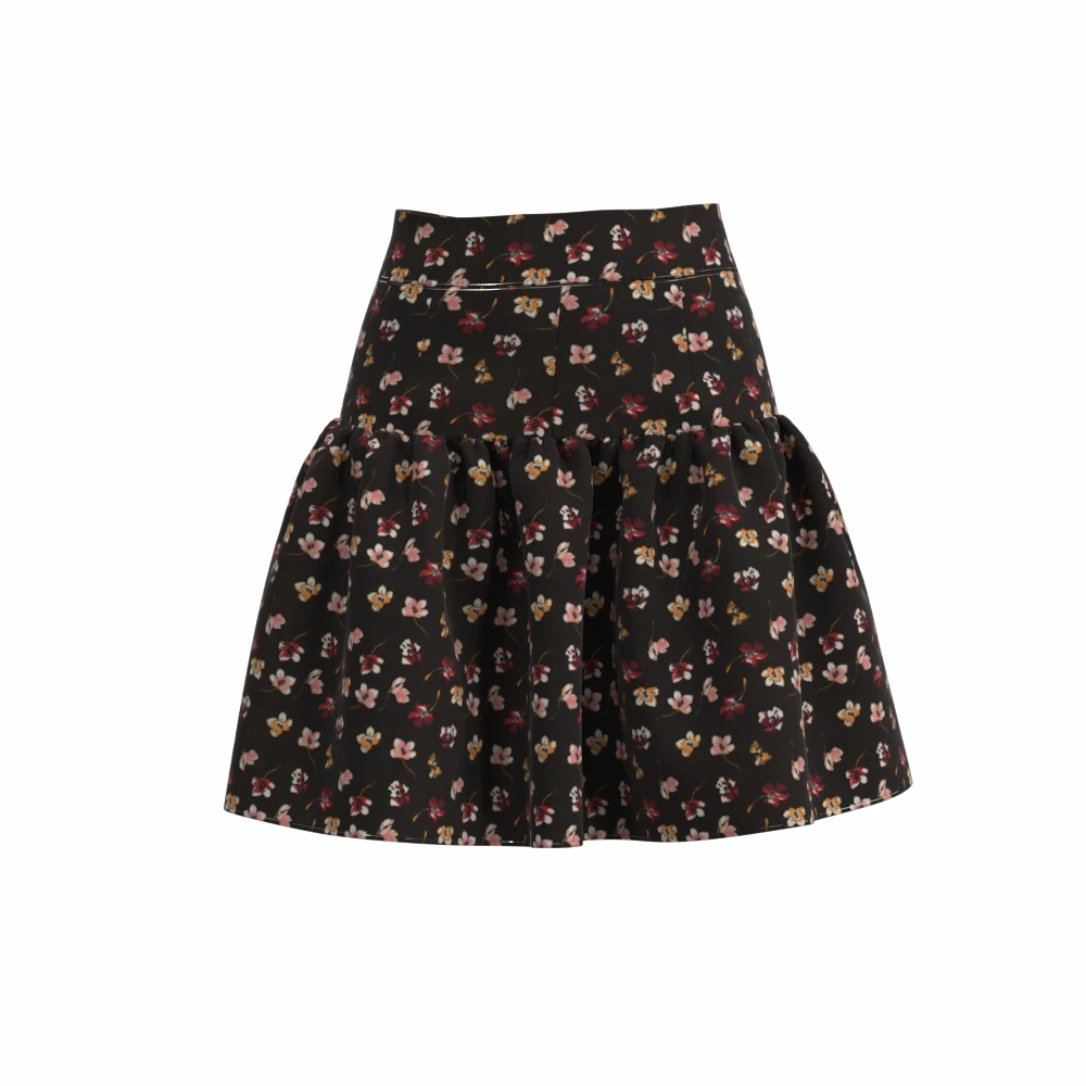 Top Quality Fashion Nice Ladies Short Skirt 100% Polyester Small Floral Span Crepe Flutter Layer for Women
Top Quality Fashion Nice Ladies Short Skirt 100% Polyester Small Floral Span Crepe Flutter Layer for Women