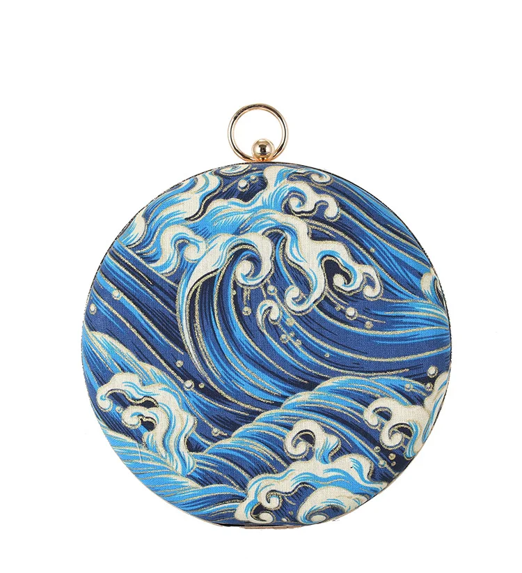 unique printing pattern wedding clutch purse 2020 round colorful luxury evening bags for woman
unique printing pattern wedding clutch purse 2020 round colorful luxury evening bags for woman