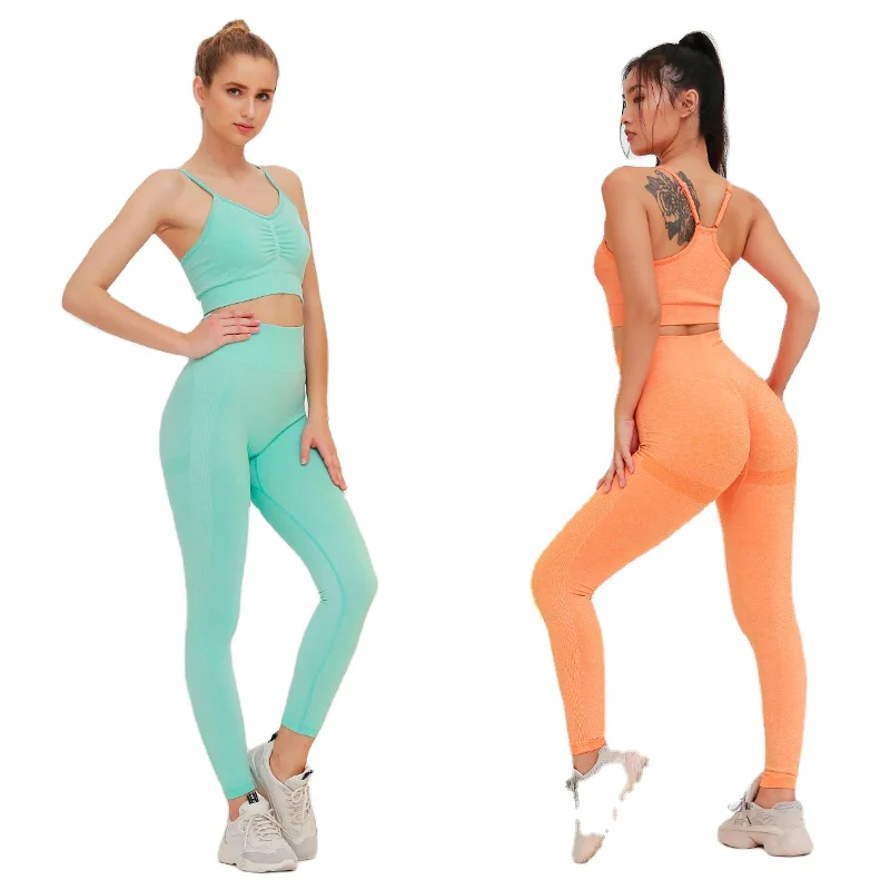 Ladies Outdoors Exercise Training Pant Set Sport Clothing Women Seamless Set Fitness
Ladies Outdoors Exercise Training Pant Set Sport Clothing Women Seamless Set Fitness