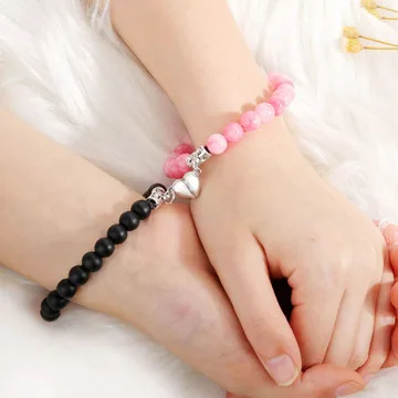 Magnetic Attraction Couple Bracelet Charm Healing Energy Yoga Bead Bracelet Tiger Eye Heart Magnet Couple Bracelet
Magnetic Attraction Couple Bracelet Charm Healing Energy Yoga Bead Bracelet Tiger Eye Heart Magnet Couple Bracelet