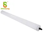 cUL DLC certified 4ft ip68 ik09 fixtures indoor tube tri proof 40w led linear light housing