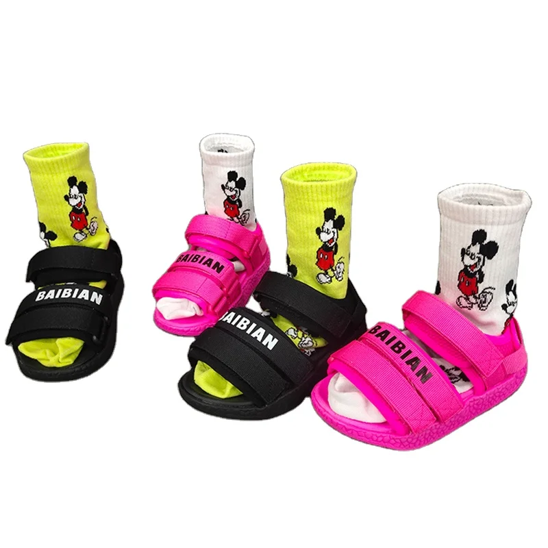Children's sandals beach shoes summer men's and women's babies big children's shoes fashion trend shoes, 3 color
Children's sandals beach shoes summer men's and women's babies big children's shoes fashion trend shoes, 3 color