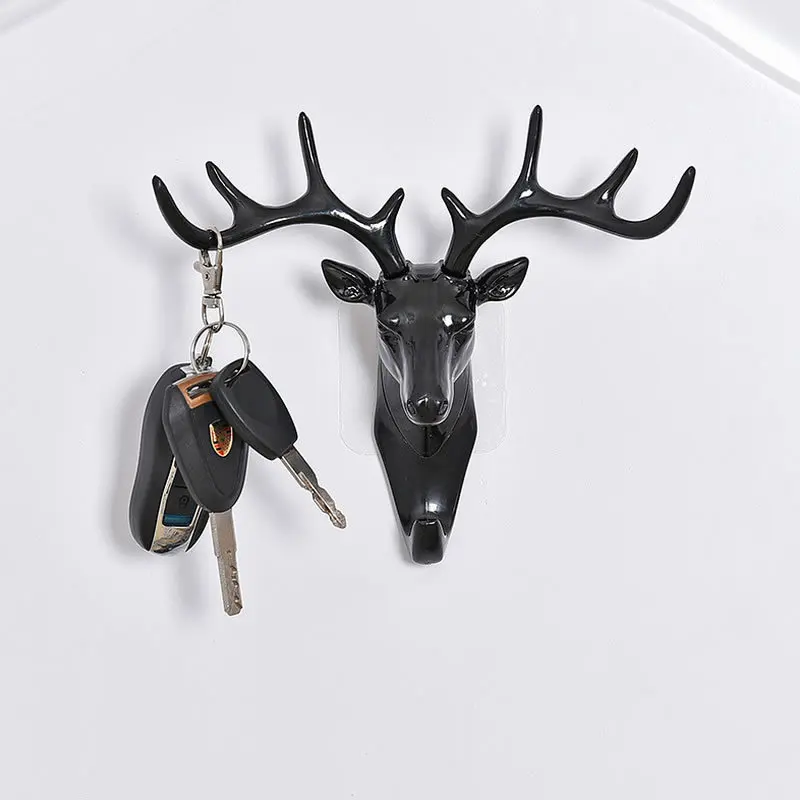 Three-dimensional Antlers American Wall Decoration Hook Personality Deer Head Wall Hook Seamless Key Wall Hook
Three-dimensional Antlers American Wall Decoration Hook Personality Deer Head Wall Hook Seamless Key Wall Hook