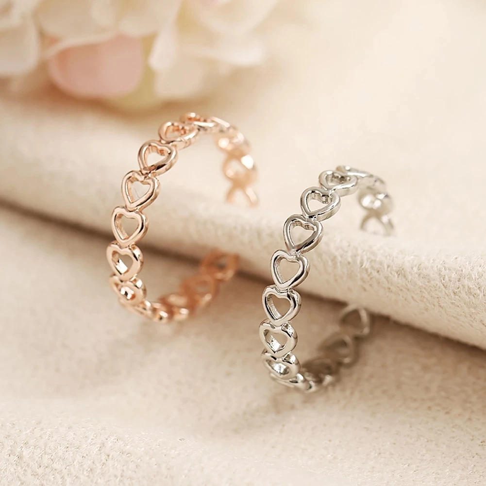 Silver Colour Hollowed-out Heart Shape Open Ring Design Cute Fashion Love Jewelry For Women Young Girl Child Gifts Adjustable, 2colour
Silver Colour Hollowed-out Heart Shape Open Ring Design Cute Fashion Love Jewelry For Women Young Girl Child Gifts Adjustable, 2colour