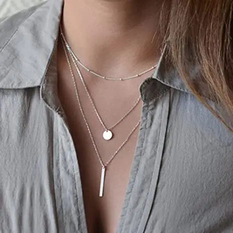 Fashion Coin Sequin Pendant Necklace Layered Necklaces Jewelry Necklace for Women, Picture
Fashion Coin Sequin Pendant Necklace Layered Necklaces Jewelry Necklace for Women, Picture