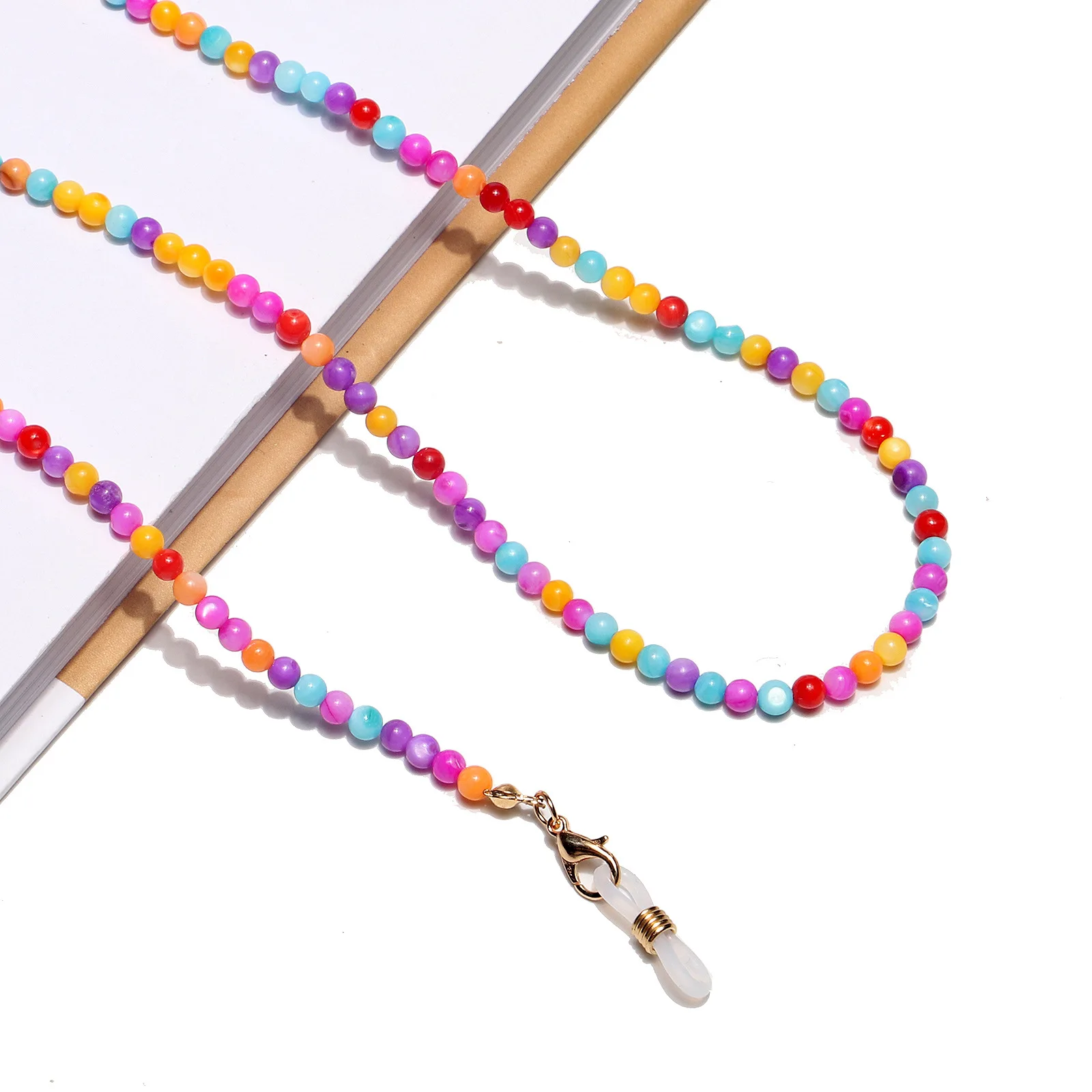 Candy Color Acrylic Sunglasses Chain Eyewear Glasses Strap Beaded Eyeglasses Chain, As picture
Candy Color Acrylic Sunglasses Chain Eyewear Glasses Strap Beaded Eyeglasses Chain, As picture