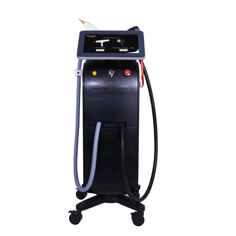 Alma Soprano Ice Titanium 2 In 1 Multifunctional Diode Laser Hair Removal Machine Nd Yag Laser Tattoo Removal Machine
Alma Soprano Ice Titanium 2 In 1 Multifunctional Diode Laser Hair Removal Machine Nd Yag Laser Tattoo Removal Machine