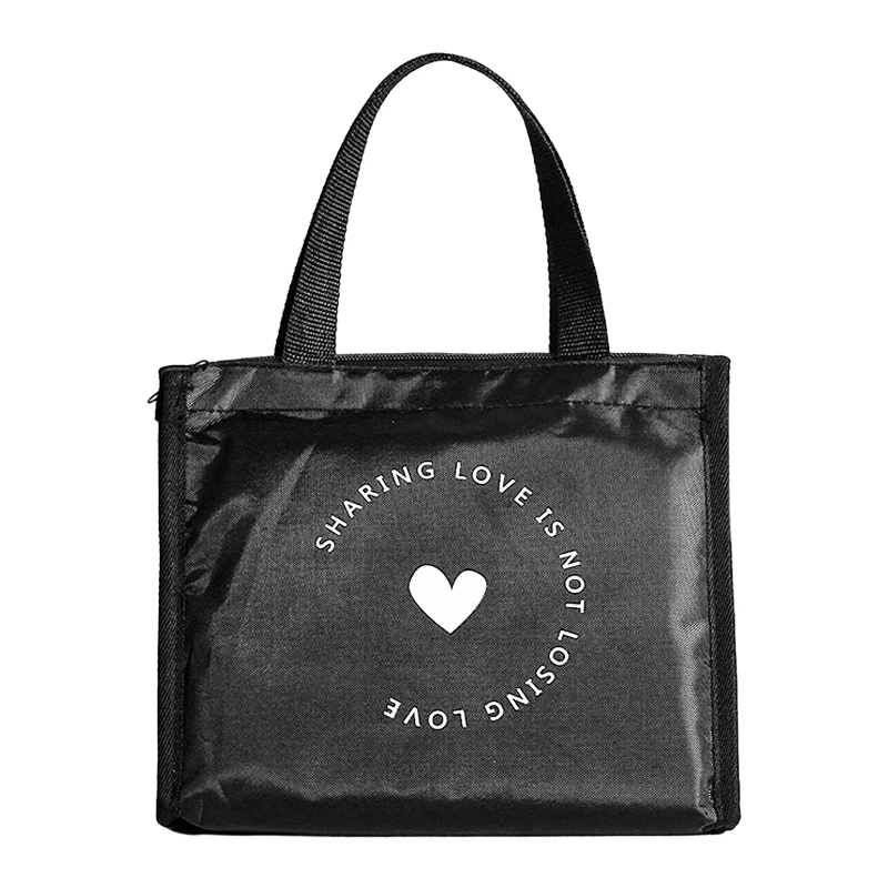 Waterproof Eco Friendly Portable Food Warm Cooler Tote Women Insulated Lunch Bag, Black or customize
Waterproof Eco Friendly Portable Food Warm Cooler Tote Women Insulated Lunch Bag, Black or customize