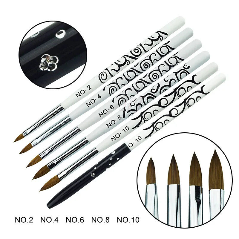 Detachable 3D Painting Pen Drawing Brush Nail Art Acrylic Kolinsky Sable Brush, As the pictures
Detachable 3D Painting Pen Drawing Brush Nail Art Acrylic Kolinsky Sable Brush, As the pictures