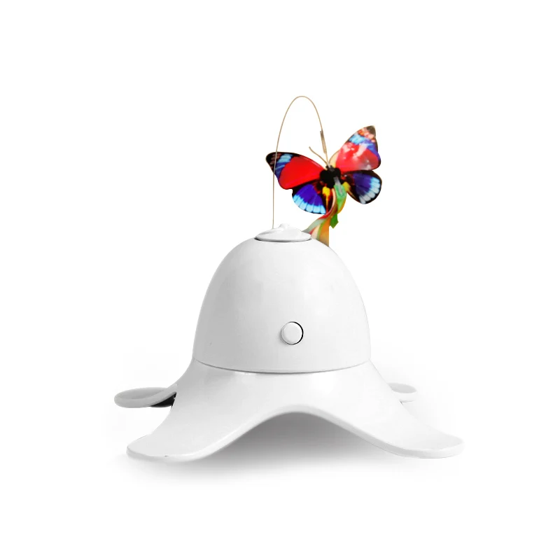Kimpets Electric Clockwise Circles Rotating With Butterfly Smart Interactive Cat Toy, White
Kimpets Electric Clockwise Circles Rotating With Butterfly Smart Interactive Cat Toy, White