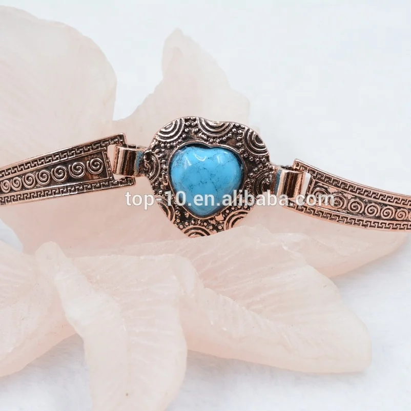 2019 New Hot Sale Wholesale Antique Jewelry Vintage Turquoise Stone Multi Colo Heart Charm Bracelet For Women Vintage Bracelet
2019 New Hot Sale Wholesale Antique Jewelry Vintage Turquoise Stone Multi Colo Heart Charm Bracelet For Women Vintage Bracelet