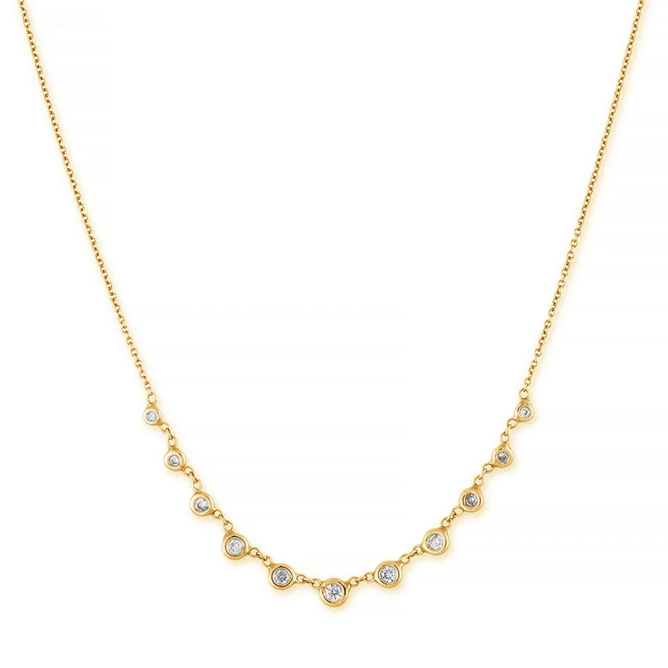 wholesale gold jewelry suppliers 925 sterling silver jewelry 18k gold plated 11 diamonds emily necklace
wholesale gold jewelry suppliers 925 sterling silver jewelry 18k gold plated 11 diamonds emily necklace