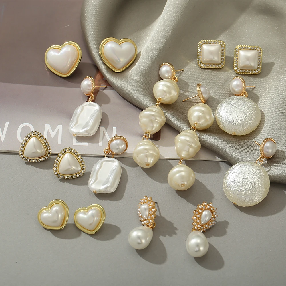 Vintage Irregular Pearl Gold Color Drop Earrings Drop Earrings Party Jewelry Gifts For Women Girls
Vintage Irregular Pearl Gold Color Drop Earrings Drop Earrings Party Jewelry Gifts For Women Girls