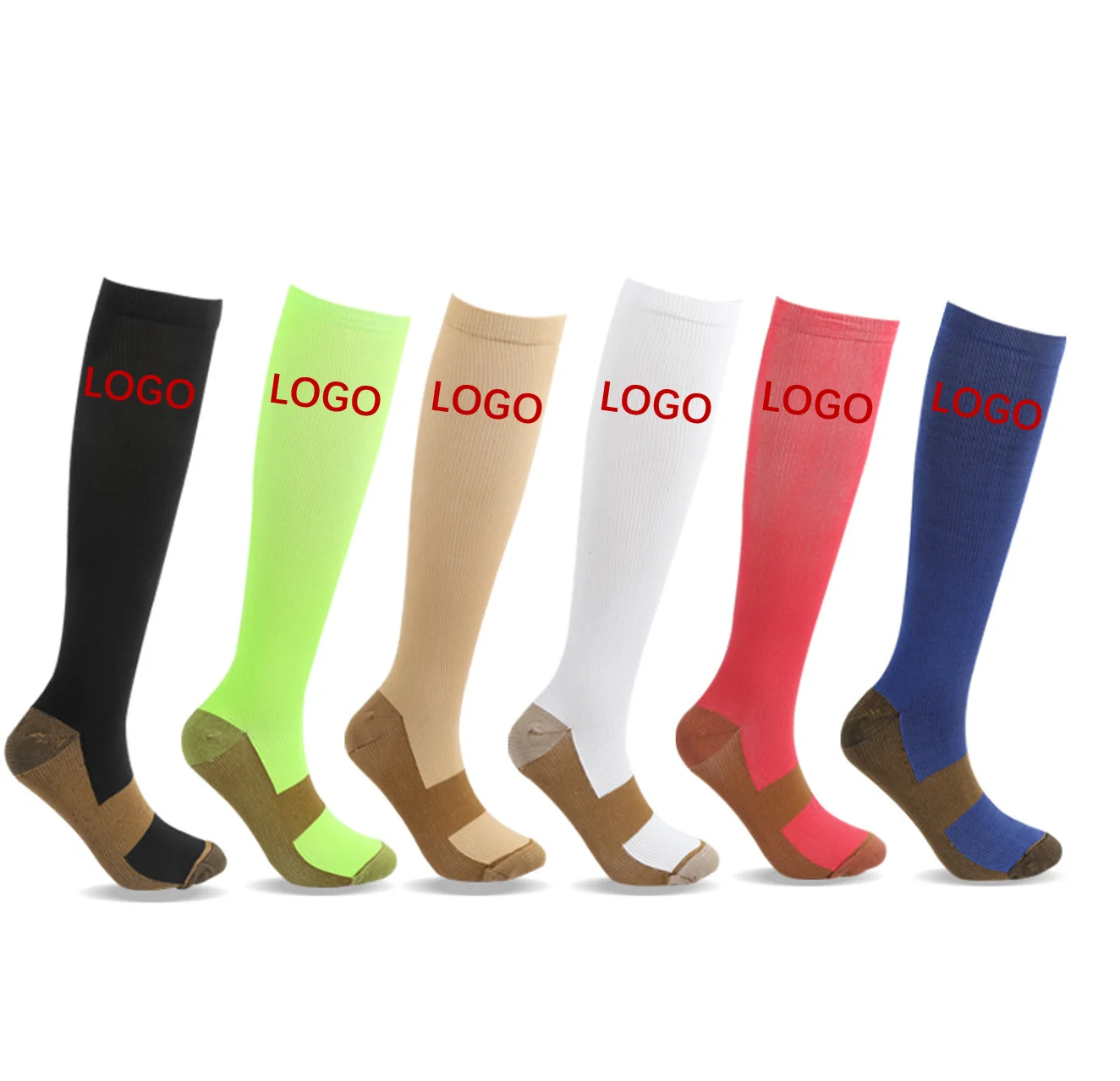 Oem custom made sport athletic long socks running compression socks in bulk, Custom color
Oem custom made sport athletic long socks running compression socks in bulk, Custom color