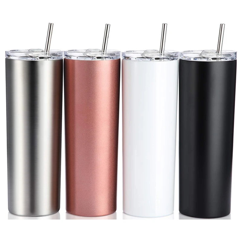 20oz Double Wall Stainless Steel Vacuum Insulated Skinny Tumbler, Silver, black ,pink,blue
20oz Double Wall Stainless Steel Vacuum Insulated Skinny Tumbler, Silver, black ,pink,blue