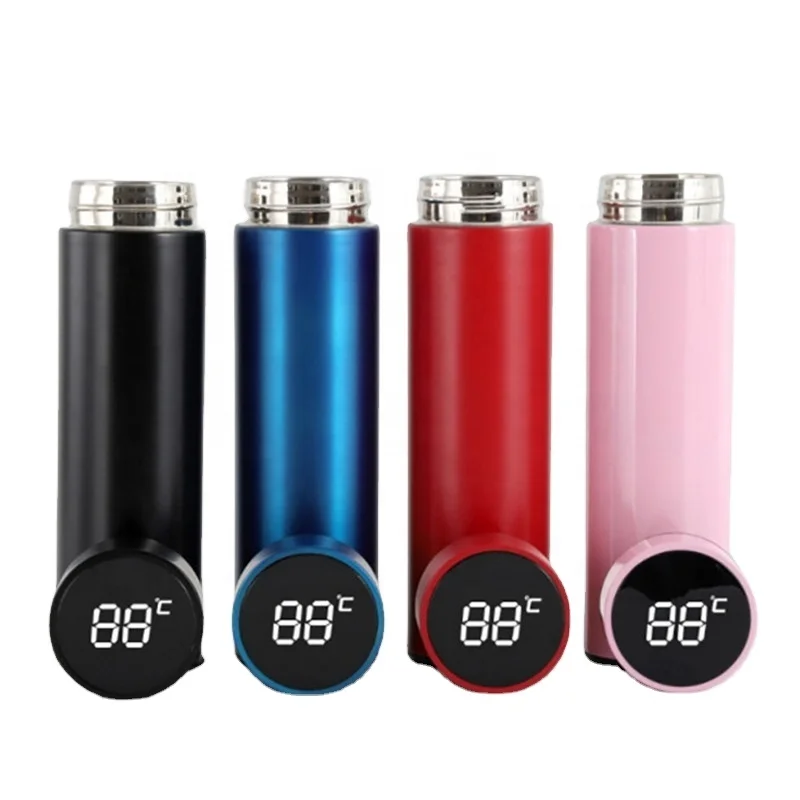 500ml custom logo portable stainless steel LCD display double wall thermos water cup bottle vacuum flask
500ml custom logo portable stainless steel LCD display double wall thermos water cup bottle vacuum flask