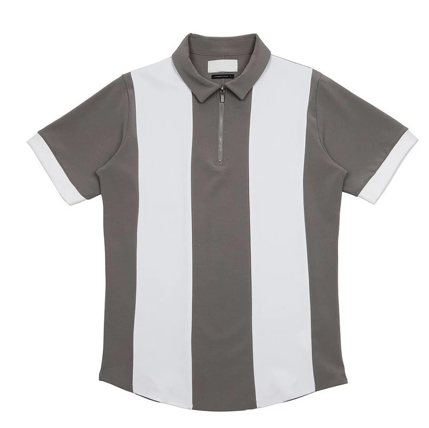 Amazon Hot 2022 New Summer Men T-shirt Striped Contrast Color Zip Up Short Sleeve Top Golf Shirt for Men, 5 colors
Amazon Hot 2022 New Summer Men T-shirt Striped Contrast Color Zip Up Short Sleeve Top Golf Shirt for Men, 5 colors