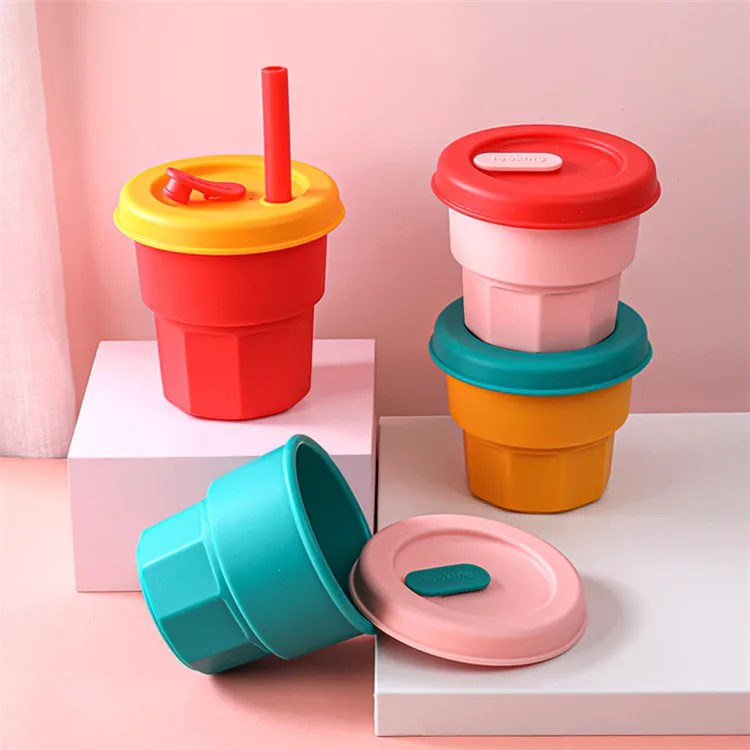 400ml High Quality Food Grade Custom Designer Adult Silicone Water Cup Colorful Straw Cup
400ml High Quality Food Grade Custom Designer Adult Silicone Water Cup Colorful Straw Cup