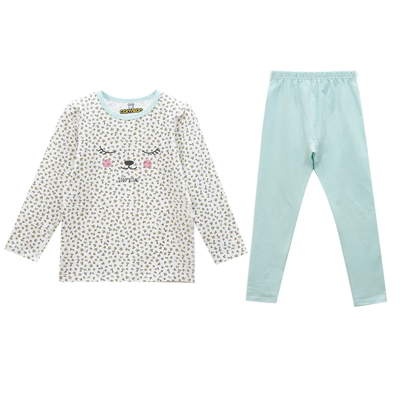 Factory Supply Wholesale Cartoon Teen Long Sleeve Korean Kids Sleepwear Custom Pajamas Set
Factory Supply Wholesale Cartoon Teen Long Sleeve Korean Kids Sleepwear Custom Pajamas Set