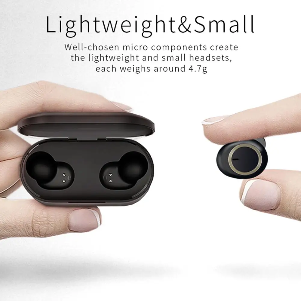 A1 TWS Bluetooth 5.0 Wireless Earphones Mini Sports Earbud Waterproof Bluetooth Headset Stereo Wireless Earphone For IOS Android - ANKUX.COM