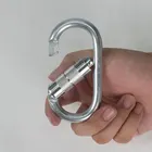 Hook Safety Steel Safety Hook CE High Load Bearing Climbing Carabiner Hook Safety Auto Lock Steel Carabiner