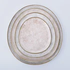 wholesale chinaware restaurant plate dining porcelain wedding ceramic charger plates