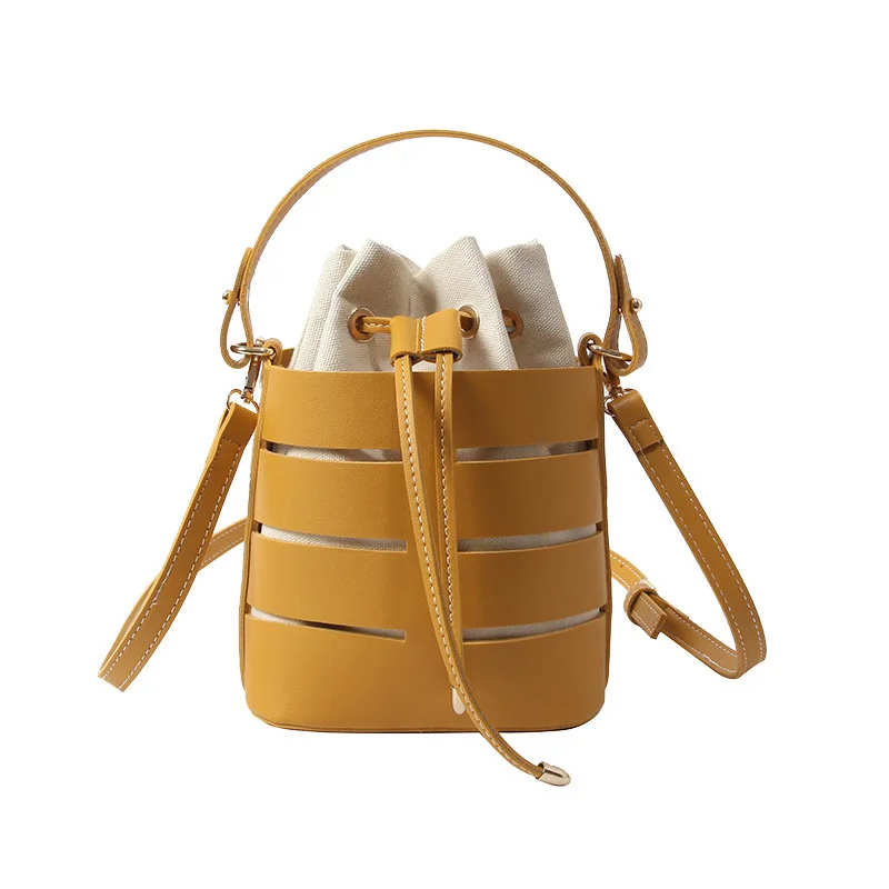 The Latest Hollowed Out Trend Fashion Bucket Single-Shoulder Handbags Simple Solid Color Casual All-Match Messenger Bag Y10160
The Latest Hollowed Out Trend Fashion Bucket Single-Shoulder Handbags Simple Solid Color Casual All-Match Messenger Bag Y10160