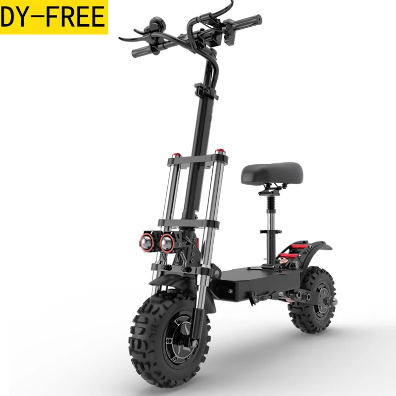 New 3200W60V dual Motor Electric Scooter off-road tires adult two-wheel scooter, Black
New 3200W60V dual Motor Electric Scooter off-road tires adult two-wheel scooter, Black