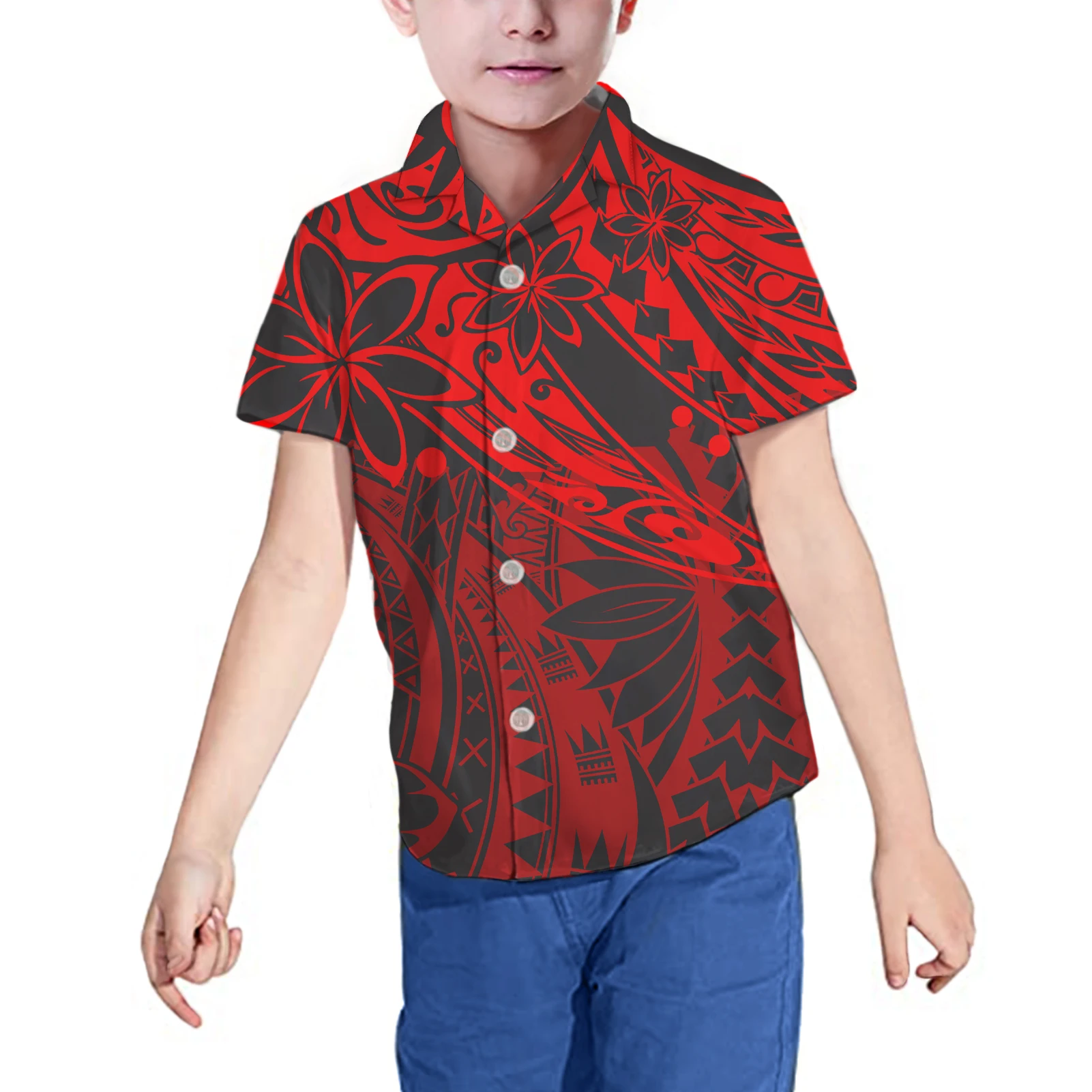 Comfortable hot selling red Polynesian tribal printed short sleeve shirts bulk wholesale kids clothing boys children tops custom, Customized color
Comfortable hot selling red Polynesian tribal printed short sleeve shirts bulk wholesale kids clothing boys children tops custom, Customized color