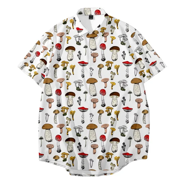 Hawaiian Beach Mushroom Graphic Shirts for Men Vintage Creative 3D Painted Cool Button up Shirt Men
Hawaiian Beach Mushroom Graphic Shirts for Men Vintage Creative 3D Painted Cool Button up Shirt Men