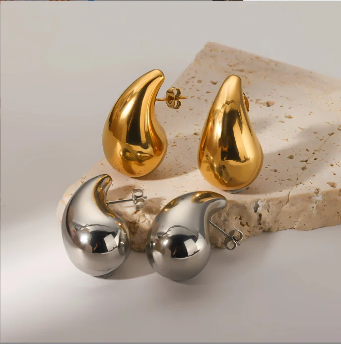 Stainless Steel Water Drop Half Empty Stud Earrings for Women Simple Metal gold color C shape Hollow Earrings Wedding Jewelry
Stainless Steel Water Drop Half Empty Stud Earrings for Women Simple Metal gold color C shape Hollow Earrings Wedding Jewelry