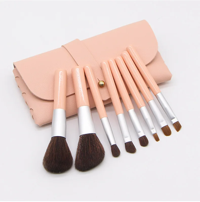 8Pcs Mini Travel Small Makeup Brush Set Pink Blue color Handle high quality hair powder Blush Concealer Brushes, White
8Pcs Mini Travel Small Makeup Brush Set Pink Blue color Handle high quality hair powder Blush Concealer Brushes, White