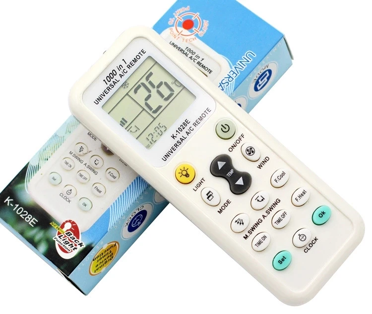 Universal Wireless Air Conditioner Conditioning Remote K-1028E 1000 in 1 AC Digital LCD Remote Control
Universal Wireless Air Conditioner Conditioning Remote K-1028E 1000 in 1 AC Digital LCD Remote Control
