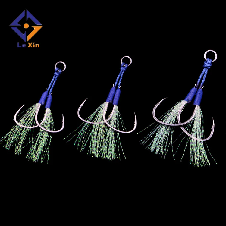 2021 New Best Quality Fishing Jig Double Assist Hooks For Jigging Fishing, Silver
2021 New Best Quality Fishing Jig Double Assist Hooks For Jigging Fishing, Silver