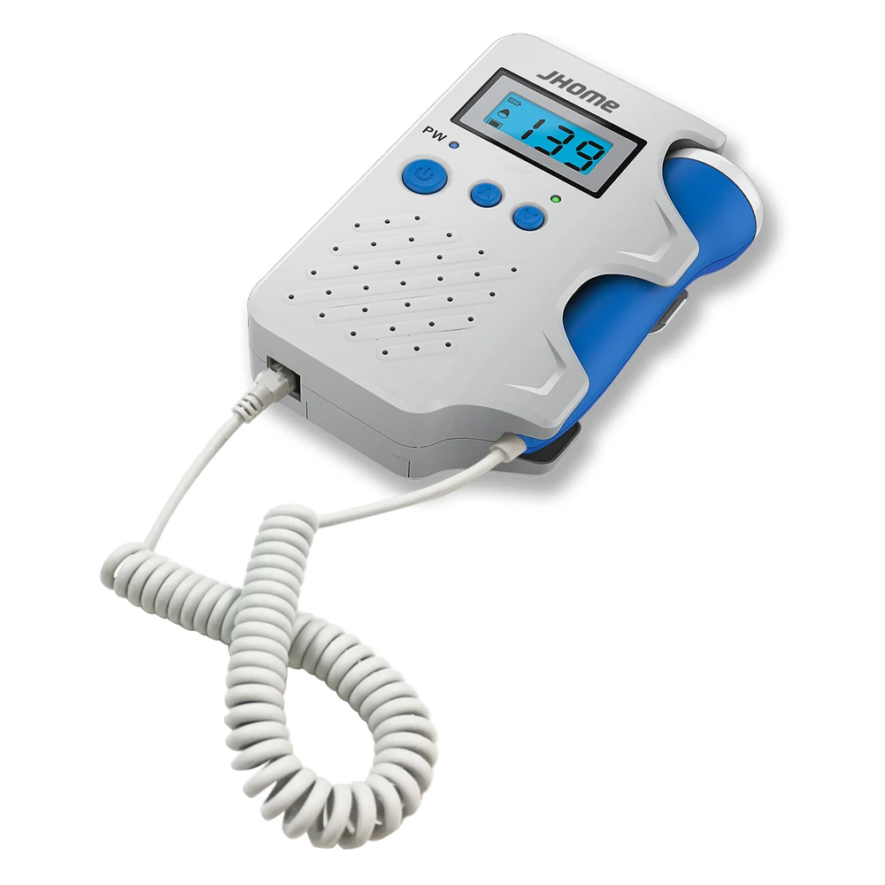 Portable heartbeat monitor ultrasonic fetal doppler