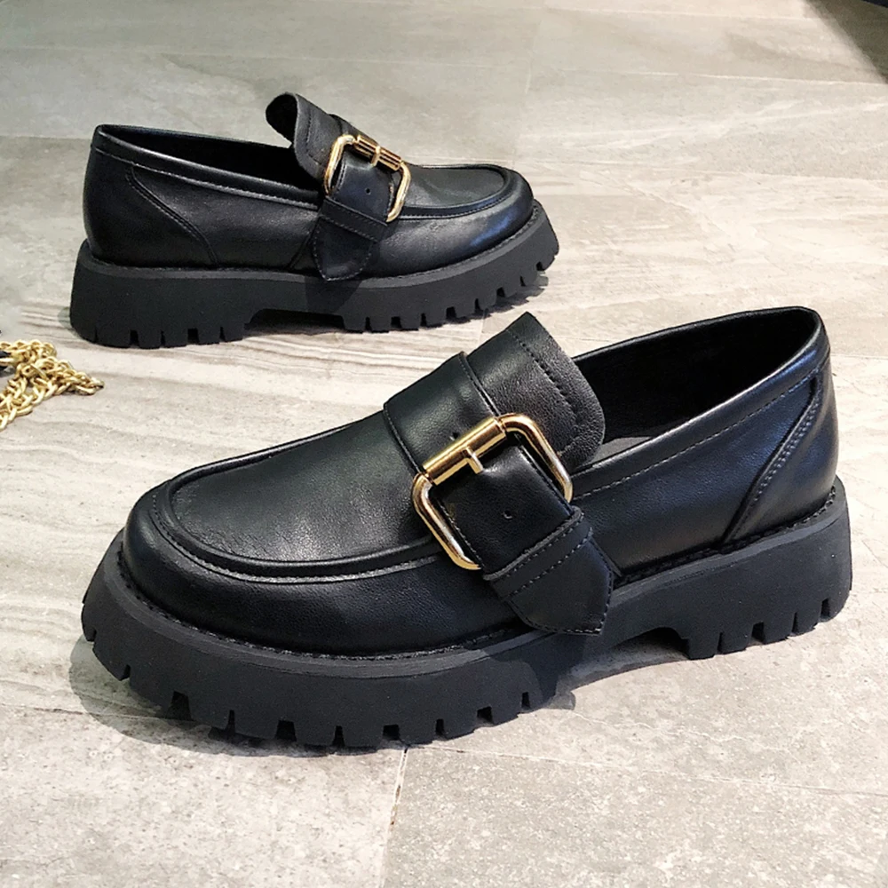 GenuineLeather Women Ladies Party Wear Chunky Genuine Leather Comfortable Moccasins Wedge Single Shoes, Black
GenuineLeather Women Ladies Party Wear Chunky Genuine Leather Comfortable Moccasins Wedge Single Shoes, Black