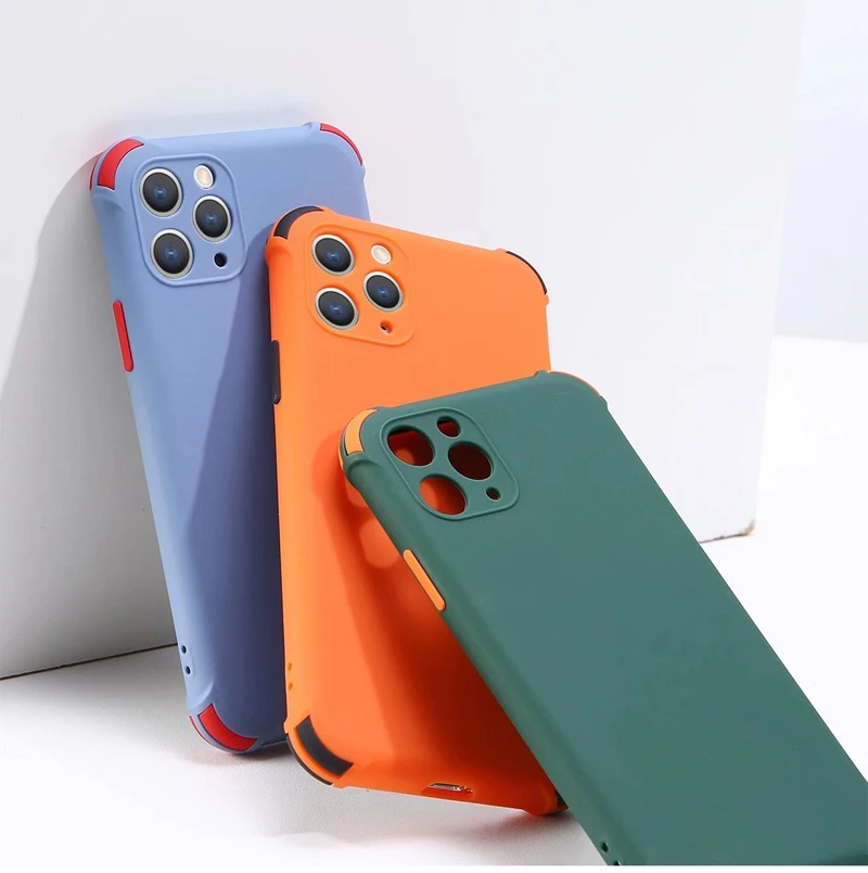 2.0mm dual color anti shock soft silicon TPU phone case for iphone 11 pro case, Black, blue, green, dark green, pink, rose red, orange, gray purple
2.0mm dual color anti shock soft silicon TPU phone case for iphone 11 pro case, Black, blue, green, dark green, pink, rose red, orange, gray purple