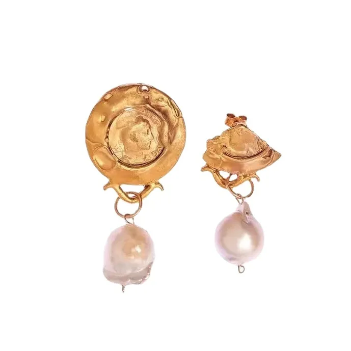 Fashion Trend Baroque Natural Freshwater Pearl hoop Earrings Vintage Pearl Earrings Women's Jewelry Earrings
Fashion Trend Baroque Natural Freshwater Pearl hoop Earrings Vintage Pearl Earrings Women's Jewelry Earrings