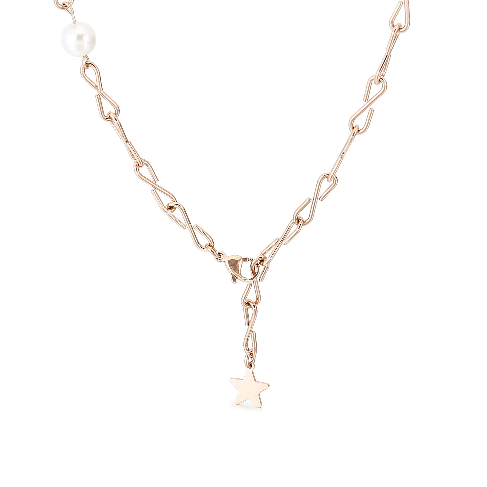 Wholesale Pendant Necklace Jewelry Women Stainless Steel Star Chain Necklace For Engagement, Gold ,silver,rose gold
Wholesale Pendant Necklace Jewelry Women Stainless Steel Star Chain Necklace For Engagement, Gold ,silver,rose gold