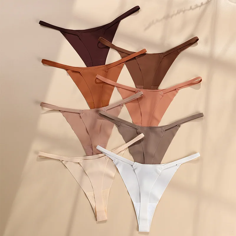 Sexy ice silk traceless T-back multicolor underwear women exquisite waist side women's T-underwear wholesale
Sexy ice silk traceless T-back multicolor underwear women exquisite waist side women's T-underwear wholesale