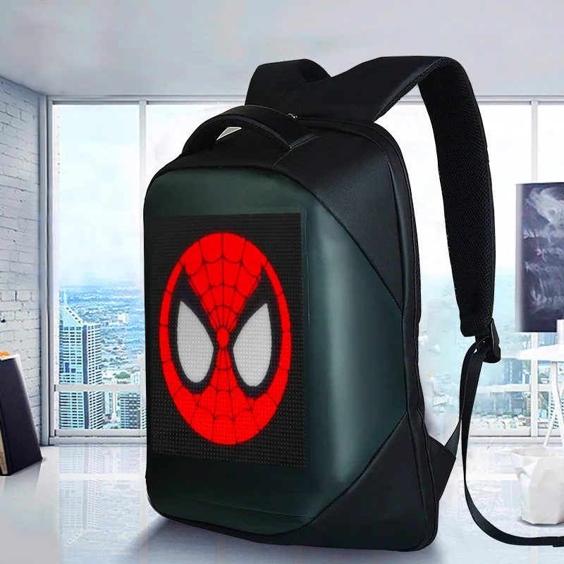 2021 High Quality Light Weight LED Screen Backpack Waterproof Wifi Smart DIY Display Backpack, Black,blue,pink
2021 High Quality Light Weight LED Screen Backpack Waterproof Wifi Smart DIY Display Backpack, Black,blue,pink