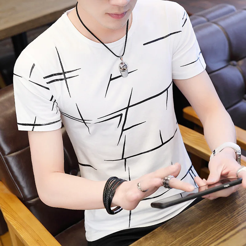 Korean Hot Sale Slim Fit Casual Short Sleeve O Neck tshirt Men for Wholesale Mens Clothing, Customized
Korean Hot Sale Slim Fit Casual Short Sleeve O Neck tshirt Men for Wholesale Mens Clothing, Customized
