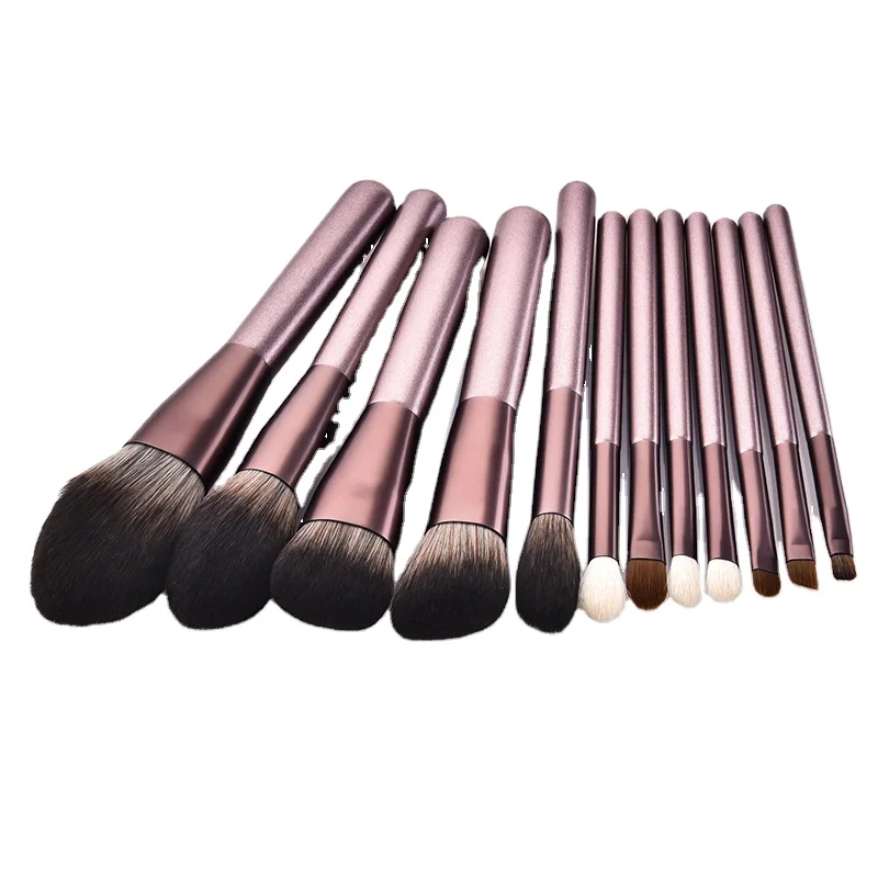 12Pcs Professional Soft Synthetic Hair Wooden Handle Private Brand Makeup Brush Set, Purple,blue
12Pcs Professional Soft Synthetic Hair Wooden Handle Private Brand Makeup Brush Set, Purple,blue