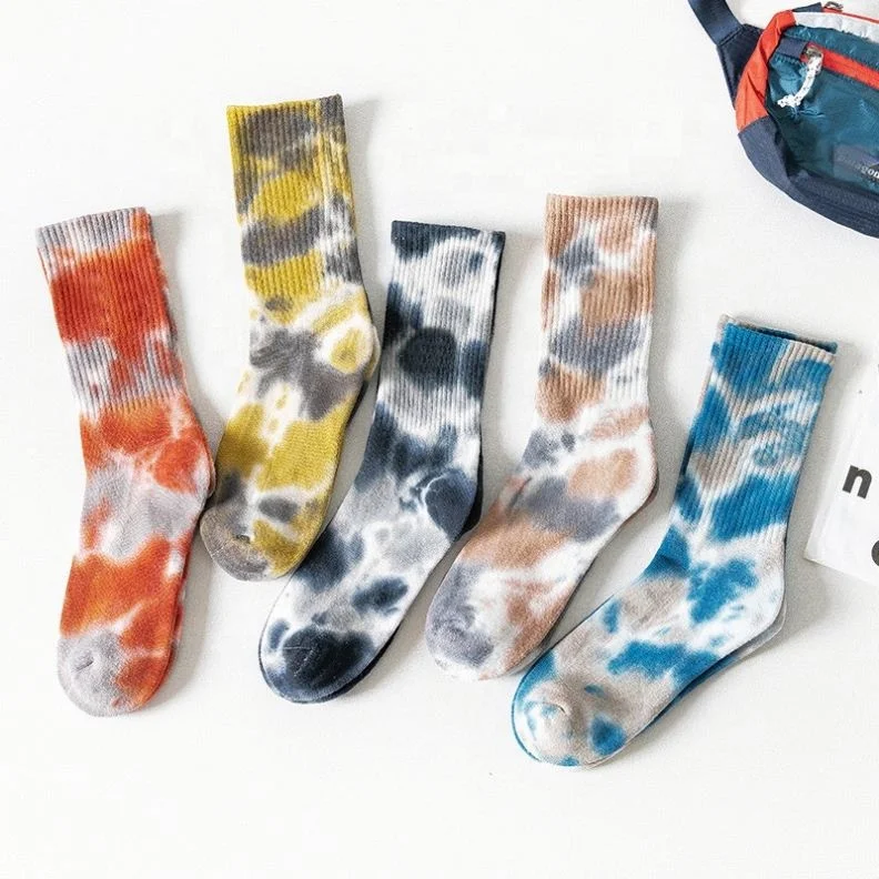 Brand Thicken Cotton Socks For Men Women Trendy Tie-dye Printing High-top Socks Sports Basketball Skateboard Stockings
Brand Thicken Cotton Socks For Men Women Trendy Tie-dye Printing High-top Socks Sports Basketball Skateboard Stockings