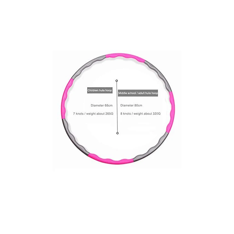 Adjustable Detachable Fitness Hula Ring Circle Weighted Exercise Hoop Fat Burning Unisex Hoola, Oem
Adjustable Detachable Fitness Hula Ring Circle Weighted Exercise Hoop Fat Burning Unisex Hoola, Oem