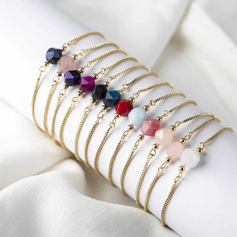 Fashion natural stone rose quartz adjustable 18k crystal bracelet for women gemstone dual-use anklets bracelet jewelry
Fashion natural stone rose quartz adjustable 18k crystal bracelet for women gemstone dual-use anklets bracelet jewelry
